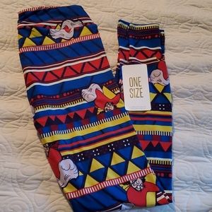 NWT OS LULAROE LEGGINGS CAPTAIN HOOK